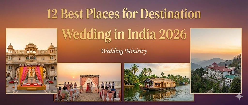 12 Best Places for Destination Wedding in India 2026 - Wedding Ministry