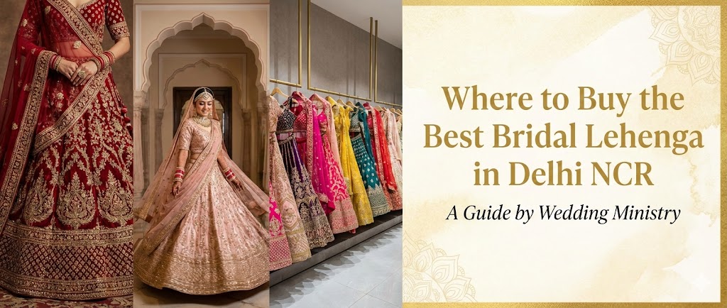 Where to Buy the Best Bridal Lehenga in Delhi NCR - Wedding Ministry
