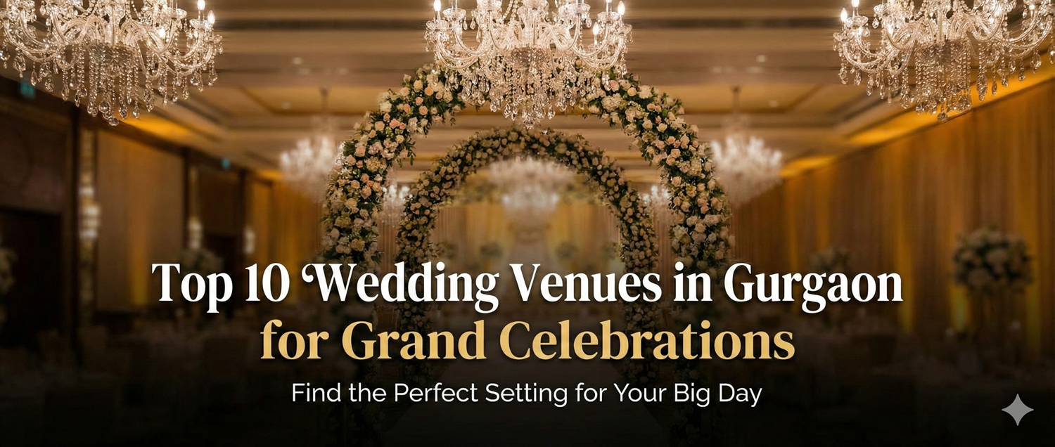 Top 10 Wedding Venues in Gurgaon for Grand Celebrations - Wedding Ministery